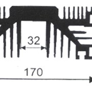 Профиль гребён. БК-223 (566223) L=4,0 м фотография