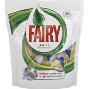 Капсулы для мытья посуды Fairy в посудомоечной машине All in 1 26 шт (4015600581848) фотография