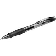 Ручка гелевая Bic "Gelocity" чёрная, 0.7 мм., тониров. корп., грип, 829157