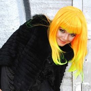 Карнавальные цветные парики из японского канеколона фото