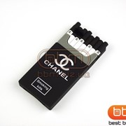 Накладка iPhone 5S CHANEL СИГАРЕТЫ (силикон) черный 73107h фото