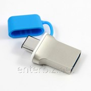 Флеш-накопитель USB3.0 32Gb Goodram DualDrive C Blue (PD32GH3GRDDCBR10), код 126001 фото