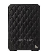 Чехол Jisoncase Quilted Leather Smart для Ipad mini/mini 2 Black (JS-IDM-02G10), код 53453 фото