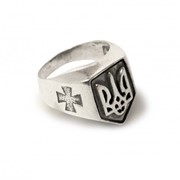 Перстень з гербом України “Волинські хрести“. фото