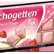 Шоколад Schogetten «Strawberry Trilogies» , 100г 1583 фото