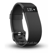 Браслет FITBIT CHARGE HR™ Wireless Activity Wristband Black Large фото