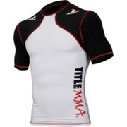 Компрессионная футболка TITLE MMA Short Sleeve Quad-Flex Adversary