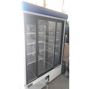 Шкафы холодильные б/у со стеклянными дверями