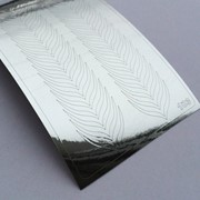 Металлизированные наклейки №103 серебро ххх