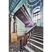 Картина Old Staircase Corner, коллекция Старая угловая лестница 60х90х4см. арт.39965 KARE