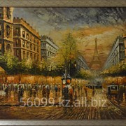 Картина “Парижские улочки“ 61х91 фото