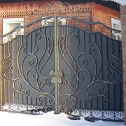 Ворота, навесы, решетки, заборы кованые. фотография