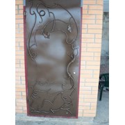 Двери металлические кованые