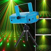 Лазерный мини проектор Mini Laser Stage Lighting