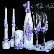Свадебный набор “Фиолетовая роскошь“ фото