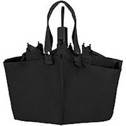 Зонт-сумка складной Stash, черный фотография