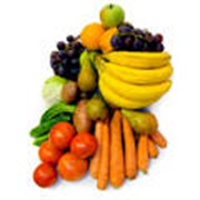 Продукты питания Овощи-фрукты. Ассортимент фотография