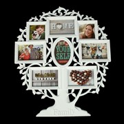 Фоторамка “Семейное древо“ на 8 фото 10х10 см, 10х15 см, белая фотография