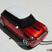 Мышка компьютерная проводная Mini Cooper красная 942RD-W