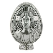 Серебрянное яйцо с иконами, Греция Assimotechniki, 11 см фото