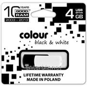 Флеш-накопитель Goodram Colour Black&White 4GB (PD4GH2GRCOKWR9), код 53501 фото