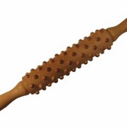 Массажер-скалка деревянный Ёжик