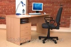 Стол офисный прямой: стол письменный Б-104 (1400х600х750 мм) в Киеве ...