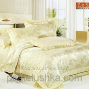 Комплект постельного белья шелковый жаккард La scala JT-38 фотография