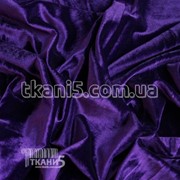 Ткань Стрейч бархат ( фиолетовый ) 2632