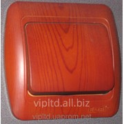 Выключатель ZIRVE “вишня“ 501-0601-200 фото