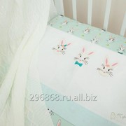 Детское постельное белье с вышивкой Кролики фотография
