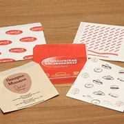 Бумажные уголки для гамбургеров, пончиков, блинчиков и круассанов