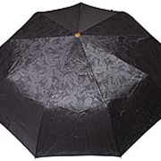 Женский серый зонт с очень красивым узором фото