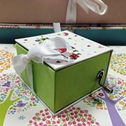 Stewo International AG Коробка Stewo Music box Luna, 2 дизайна, 7.5 х 7.5 х 5 см Подарочный