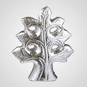 Декоративная Серебристая Фигура-Дерево L фото