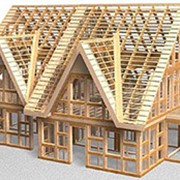 Дом деревянный каркасный фото