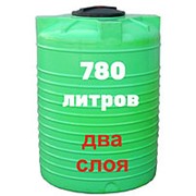 Емкость для сбора дождевой воды 780 литров, зеленый, верт