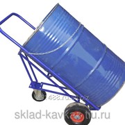 Бочкавоз, (бочкакат) тележка для транспортировки металлических бочек, серия КБ-2 фото