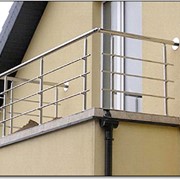 Нержавеющие балконные ограждения фото
