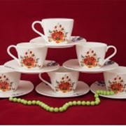 Набор чайных пар на 6 персон Варвара фотография