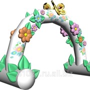 Большая надувная фигура арка с цветами, артикул 76016 фото