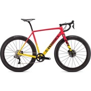 Велосипед циклокросс Specialized S-Works CruX XTR Di2 Roval CLX 50 (желтый-розовый) (56 желтый-розовый) фотография