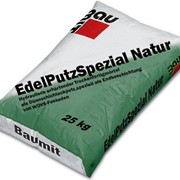 Штукатурка минеральная декоративная натурального цвета Baumit EdelPutz Spezial Natur фотография