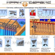 Системы токоподвода: профили, каретки кабельной подвески и тележки