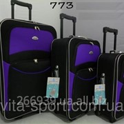 Набор чемоданов 3 штуки 773 Два цвета