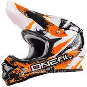 ONEAL Кроссовый шлем 3Series SHOCKER чёрно-оранжевый фотография