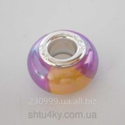 Бусина Pandora сиренево-желтая P4261158 фото