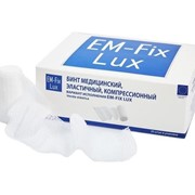 Сигма Мед Бинт медицинский эластичный компрессионный, вариант исполнения EM-Fix Lux, 6см х 4м, белый, упаковка фотография