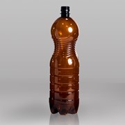 ПЭТ-бутылка коричневая 1,5 л фото