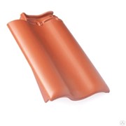 Черепица Вальмовая Кониш НО с зажимами 3 шт Braas Опал Ангоб антрацит фото